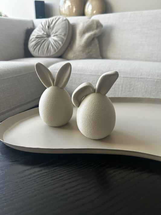 Fuzzy bunny eggs (Set)