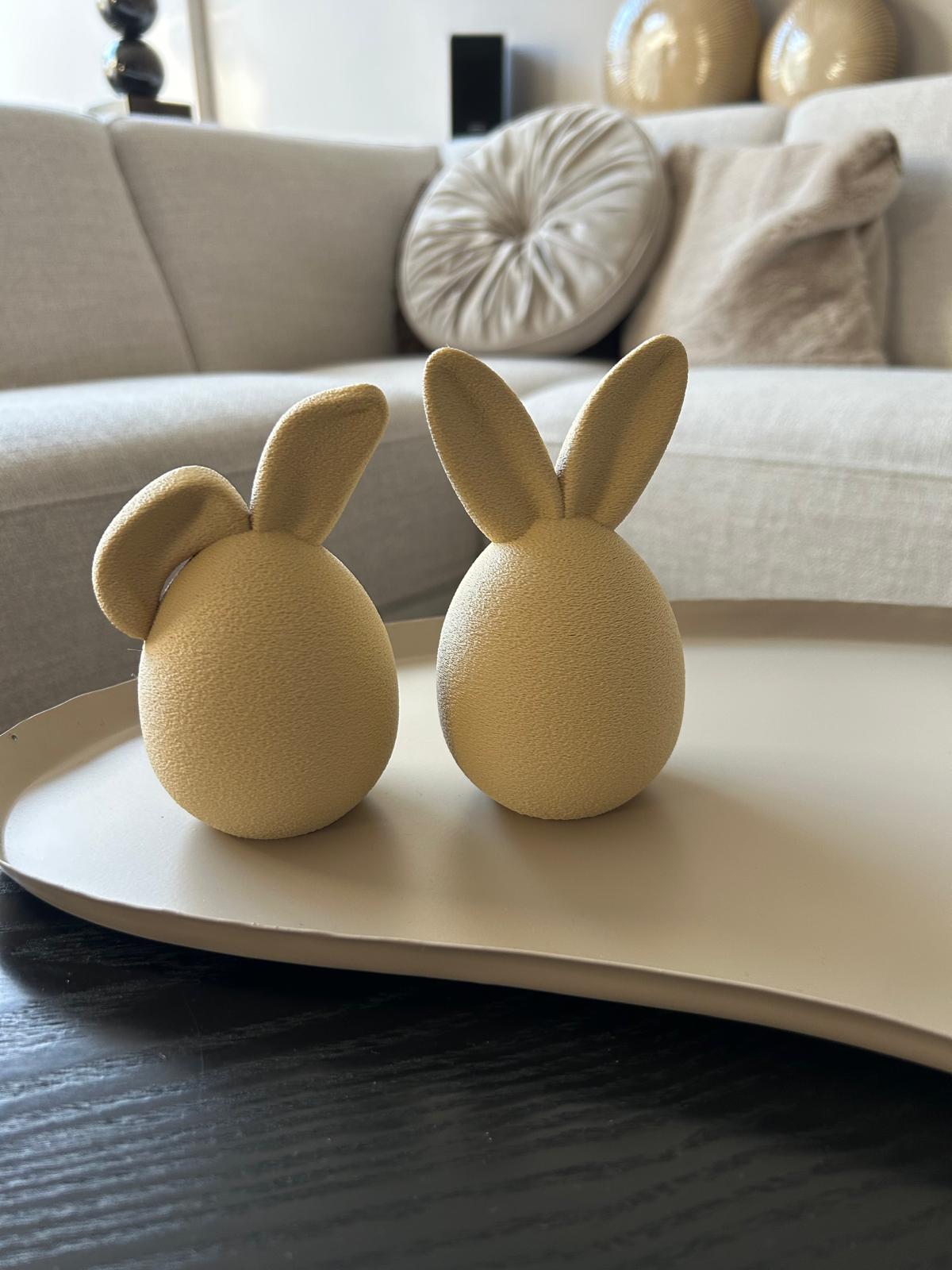 Fuzzy bunny eggs (Set)